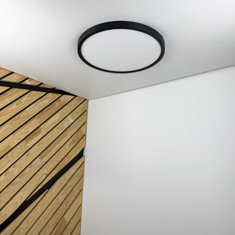Светильник LED MILLENNIUM 26W 5000K круг черный Violux ( 351226 )